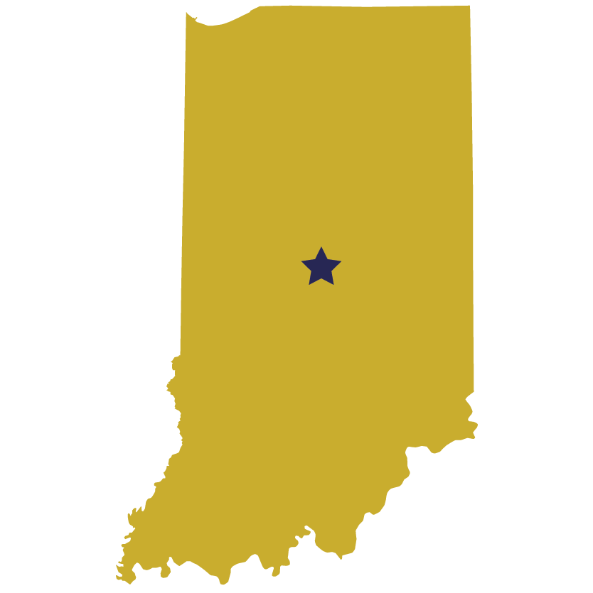 Boundaries of the Indiana Department of Health jurisdiction