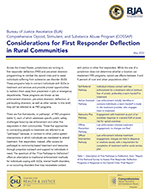Thumbnail for Considerations for First Responder Deflection in Rural Communities