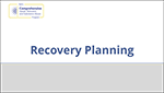 Thumbnail for Recovery Planning