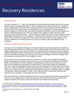 Thumbnail for Recovery Residences Fact Sheet