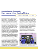 Thumbnail for Reentering the Community From Incarceration: Housing Matters