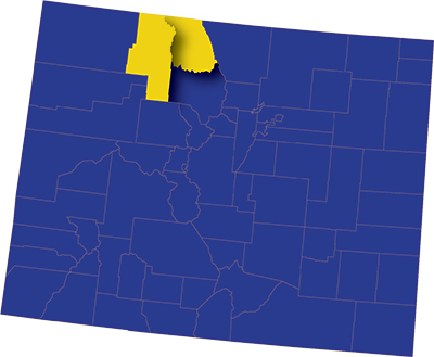 Map of Memorial Regional Health service area